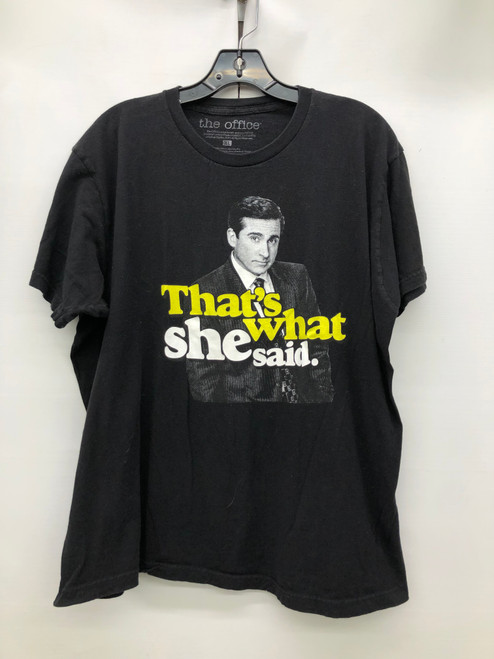 Vist Large View of Product Image Which is Used The Office Short Sleeve Top XL-16