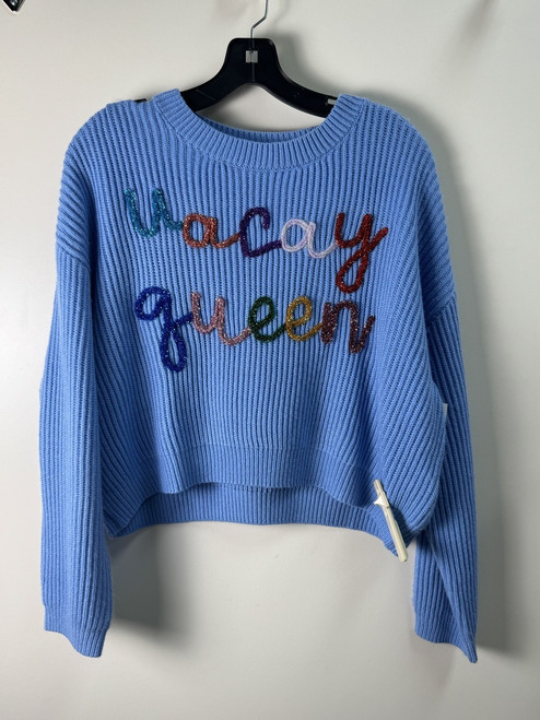 Vist Large View of Product Image Which is Used Queen of Sparkles Lightweight Sweater XS-0/2