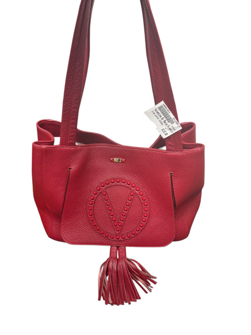 Vist Large View of Product Image Which is Used Valentino By Mario Valentino Large Leather Handbag