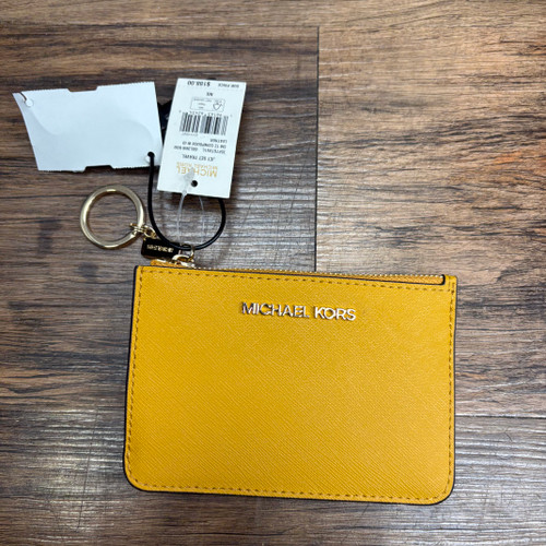 Vist Large View of Product Image Which is Used Michael Kors Leather Wallet
