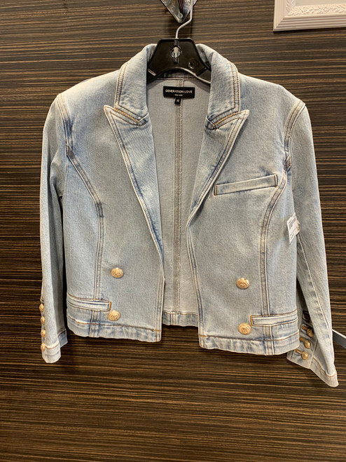 Vist Large View of Product Image Which is Used Unbranded Denim Jacket XS-0/2