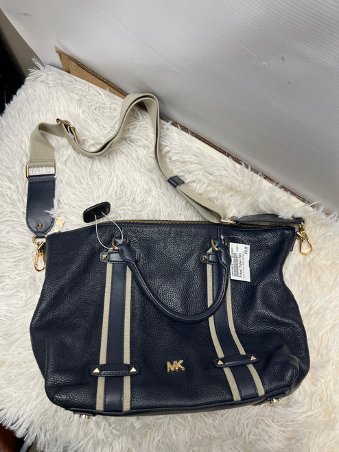 Vist Large View of Product Image Which is Used Michael Michael Kors Large Leather Handbag