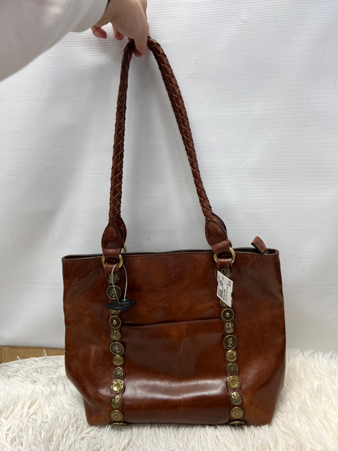 Vist Large View of Product Image Which is Used Patricia Nash Large Leather Handbag
