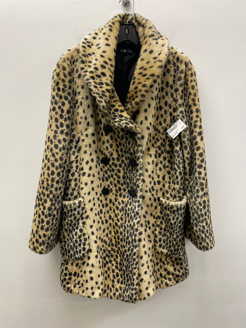 Vist Large View of Product Image Which is Used Cheetah Print Fur XXI Short Light Jacket L-12/14