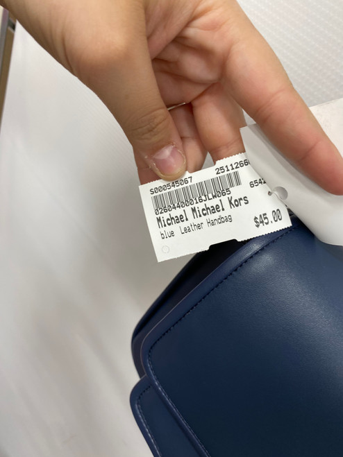 Vist Large View of Product Image Which is Used Michael Michael Kors Large Leather Handbag