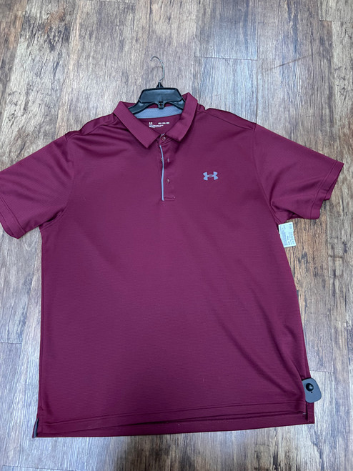 Vist Large View of Product Image Which is Used Under Armour Mens Short Sleeve Top 2X/18-18.5