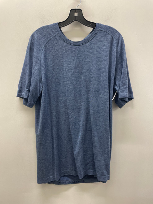 Vist Large View of Product Image Which is Used Blue Lululemon Athletica Mens Active T-Shirt XL