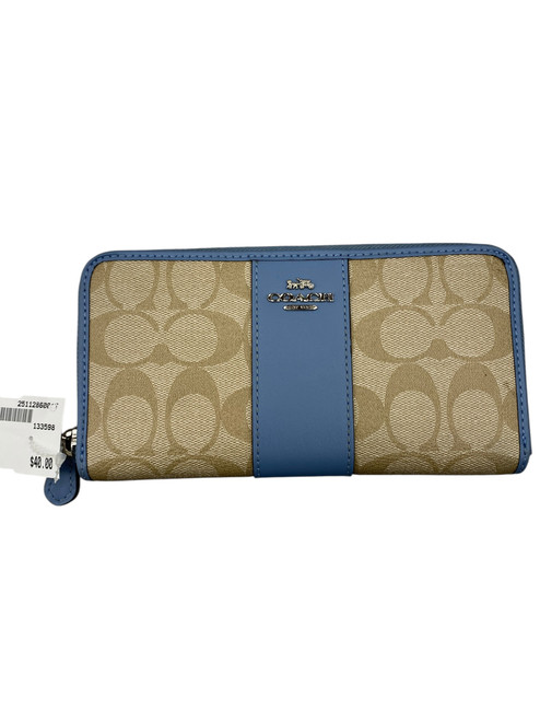 Vist Large View of Product Image Which is Used Coach Leather Wallet