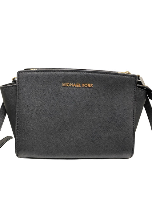 Vist Large View of Product Image Which is Used Michael Michael Kors Large Leather Handbag