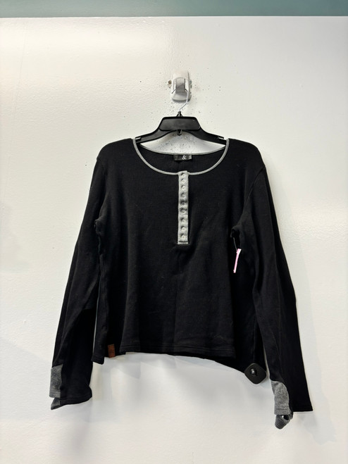 Vist Large View of Product Image Which is Used Ampersand Long Sleeve Top 3X-22