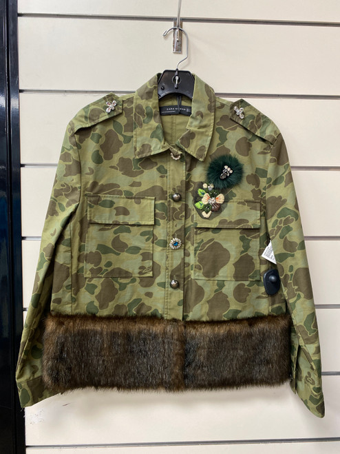 Vist Large View of Product Image Which is Used Zara Short Light Jacket S-4/6