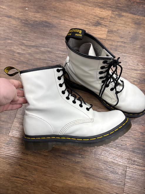 Vist Large View of Product Image Which is Used Dr. Martens Ankle Boots 8