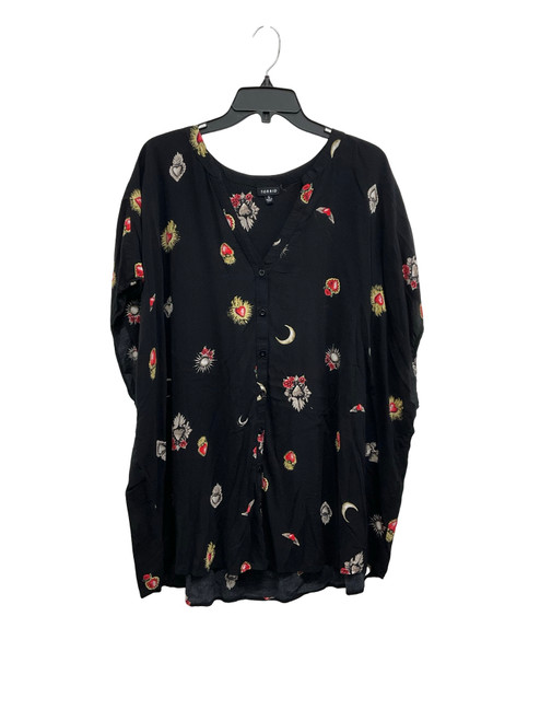 Vist Large View of Product Image Which is Used Torrid Short Sleeve Top 5X-26