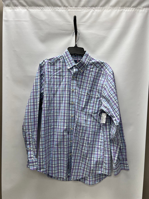 Vist Large View of Product Image Which is Used Vineyard Vines Mens Long Sleeve Top L/16-16.5