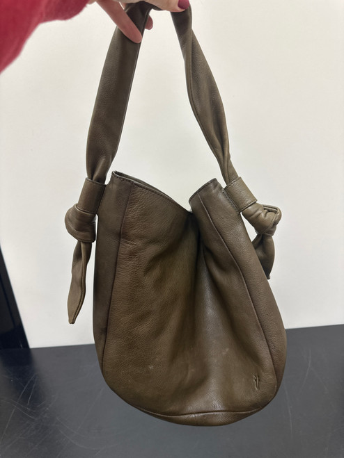 Vist Large View of Product Image Which is Used Frye Large Leather Handbag