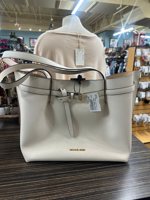 Vist Large View of Product Image Which is Used Michael Michael Kors Large Leather Handbag