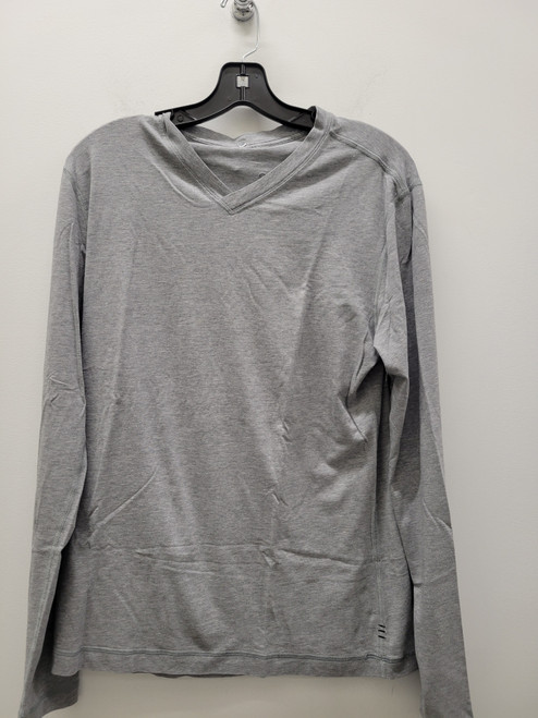 Vist Large View of Product Image Which is Used  Grey Lululemon Athletica Mens Long Sleeve Top M/15-15.5