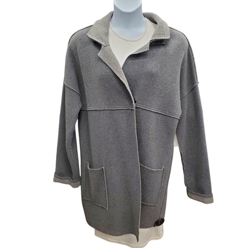 Vist Large View of Product Image Which is Used Sandro Ferrone Long Light Jacket L-12/14
