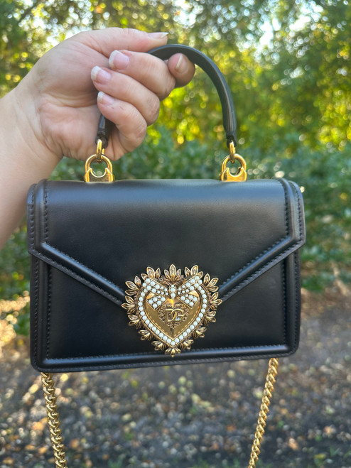 Vist Large View of Product Image Which is Used Dolce & Gabbana Small Leather Handbag