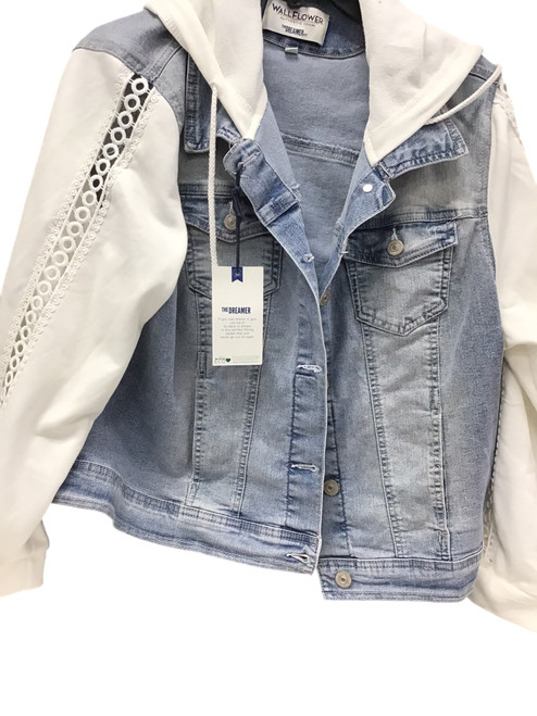 Vist Large View of Product Image Which is Used Wallflower Short Light Jacket 1X-18