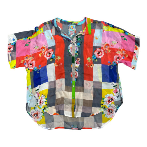 Vist Large View of Product Image Which is Used Johnny Was Short Sleeve Top L-12/14