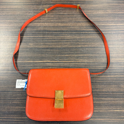 Vist Large View of Product Image Which is Used Celine Large Leather Handbag