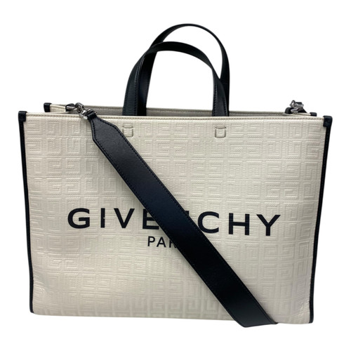 Vist Large View of Product Image Which is Used Givenchy Medium G Tote White