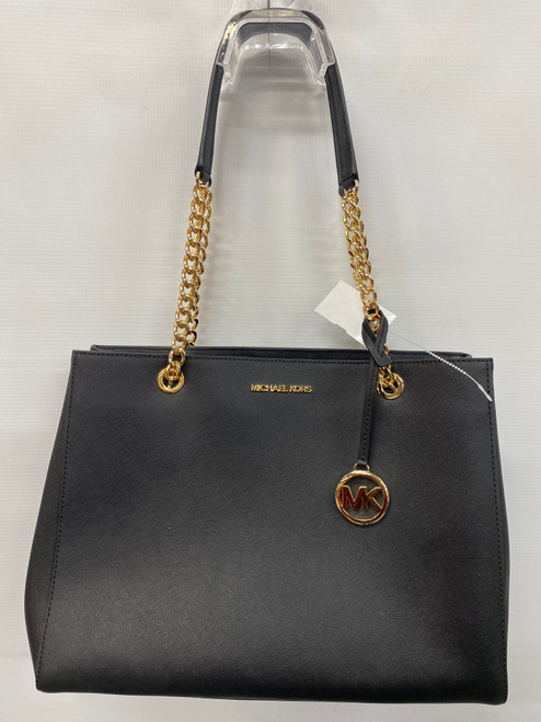Vist Large View of Product Image Which is Used Michael Michael Kors Large Leather Handbag