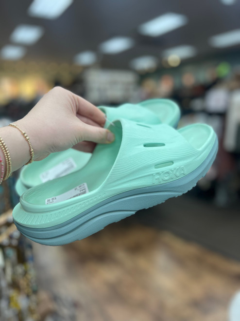 Vist Large View of Product Image Which is Used Hoka Sandals 10