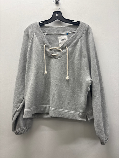 Vist Large View of Product Image Which is Used grey Aerie Sweatshirt S-4/6