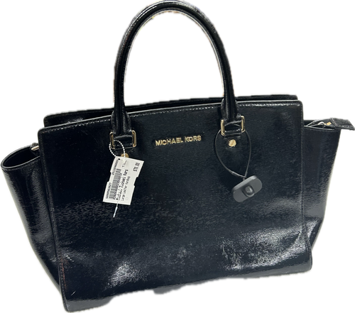 Vist Large View of Product Image Which is Used Michael Michael Kors Large Leather Handbag