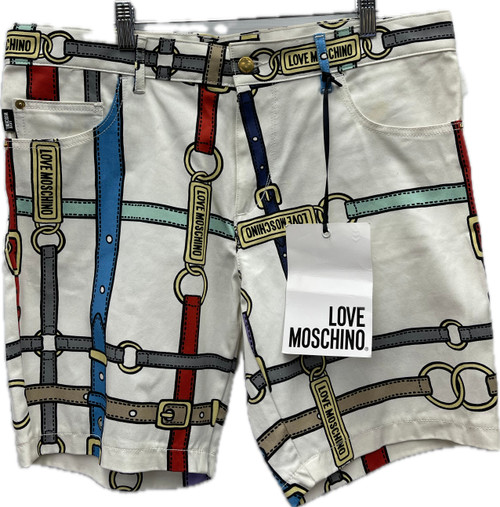 Vist Large View of Product Image Which is Used Moschino Mens Shorts 34W