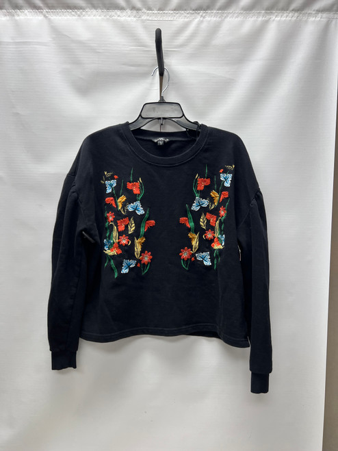 Vist Large View of Product Image Which is Used Velvet Heart Sweatshirt S-4/6