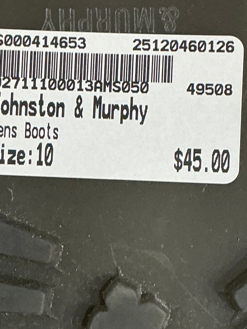 Vist Large View of Product Image Which is Used Johnston & Murphy Mens Boots 10