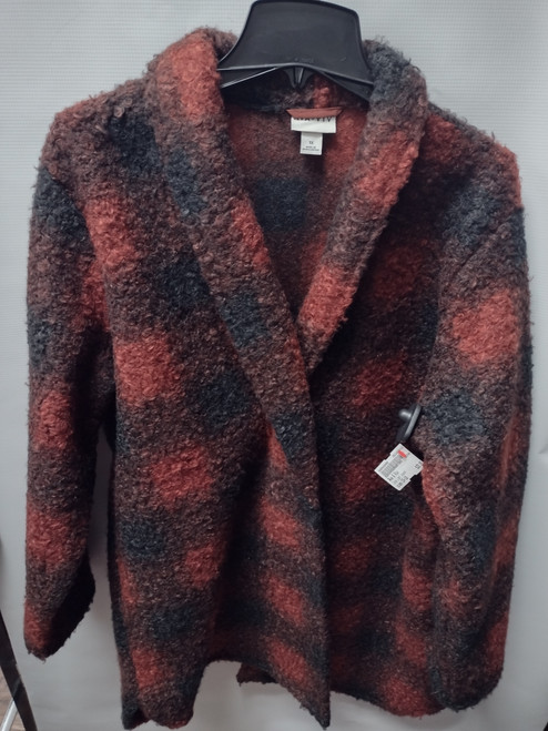 Vist Large View of Product Image Which is Used Ava & Viv Long Light Jacket 1X-18