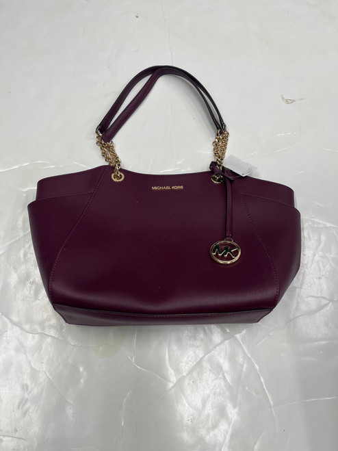 Vist Large View of Product Image Which is Used Michael Michael Kors Large Leather Handbag