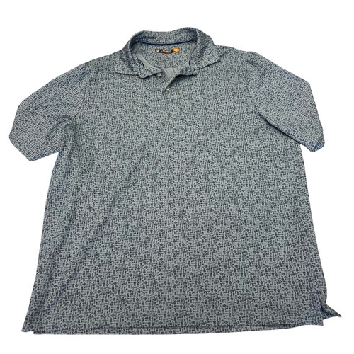 Vist Large View of Product Image Which is Used Cremieux Mens Short Sleeve Top L/16-16.5