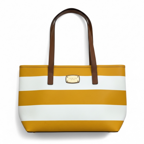 Vist Large View of Product Image Which is Used Michael Kors Large Leather Handbag