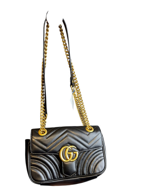 Vist Large View of Product Image Which is Used Gucci Small Leather Handbag