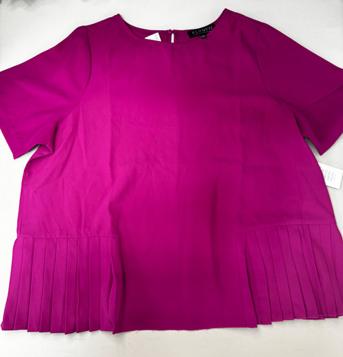 Vist Large View of Product Image Which is Used Eloquii Short Sleeve Top 1X-18