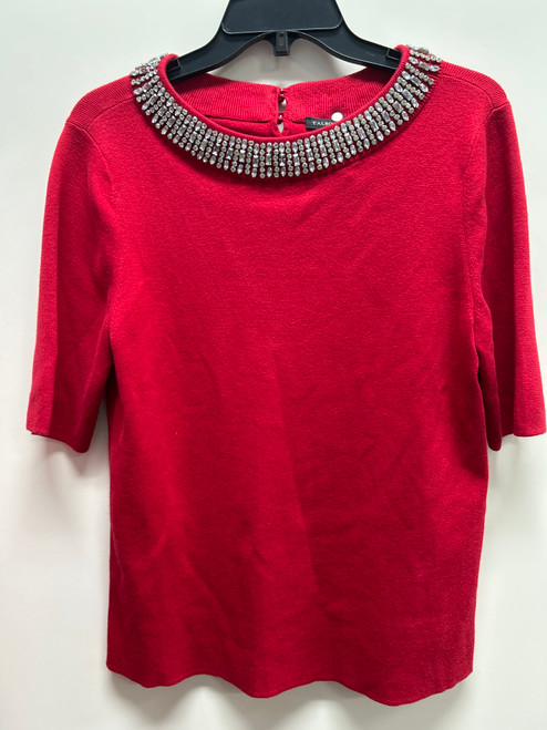 Vist Large View of Product Image Which is Used Talbots Short Sleeve Top L-12/14 rgl