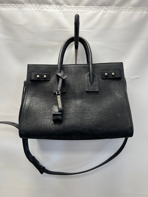 Vist Large View of Product Image Which is Used Saint Laurent Large Leather Handbag