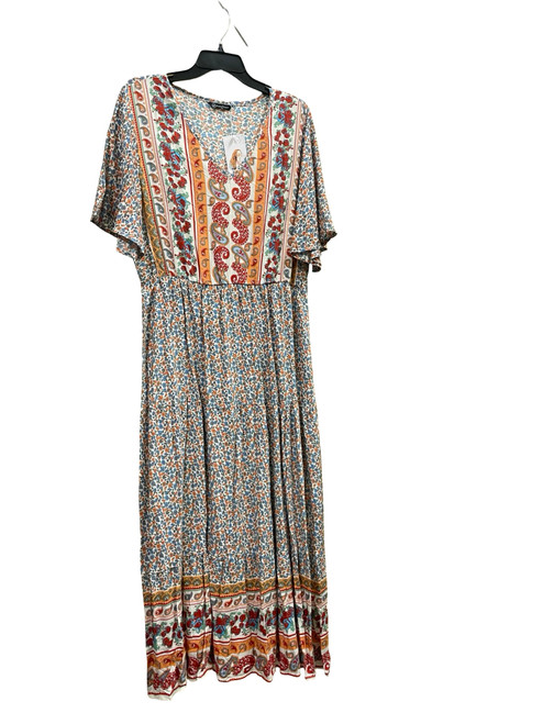 Vist Large View of Product Image Which is Pretty Garden Long Dress B XL-16
