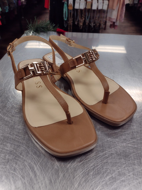 Vist Large View of Product Image Which is Used Guess Wedge Sandals 8.5