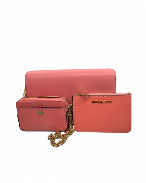 Vist Large View of Product Image Which is Used Michael Michael Kors Large Leather Handbag