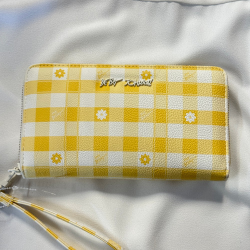 Vist Large View of Product Image Which is Used Betsey Johnson Leather Wristlet