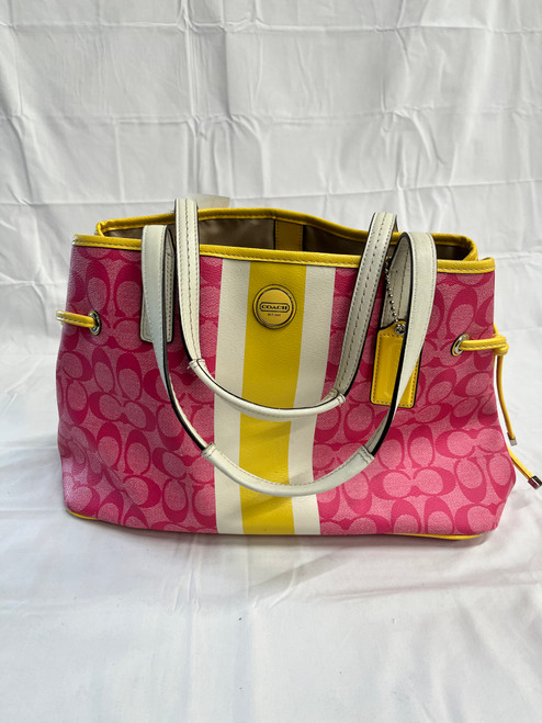 Vist Large View of Product Image Which is Used Coach Small Leather Handbag