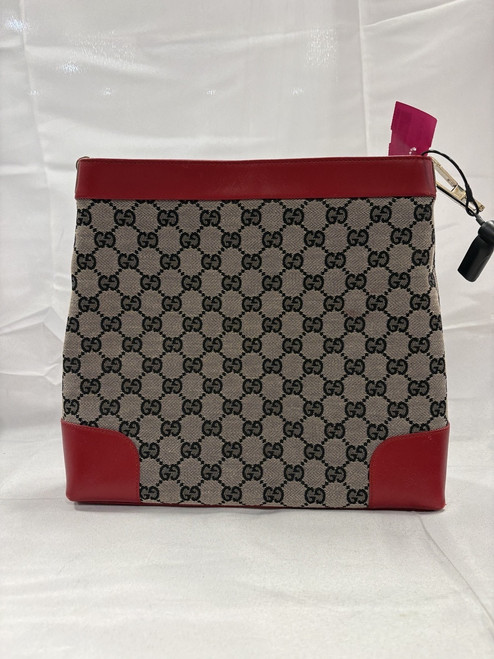 Vist Large View of Product Image Which is Used Gucci Canvas Handbag
