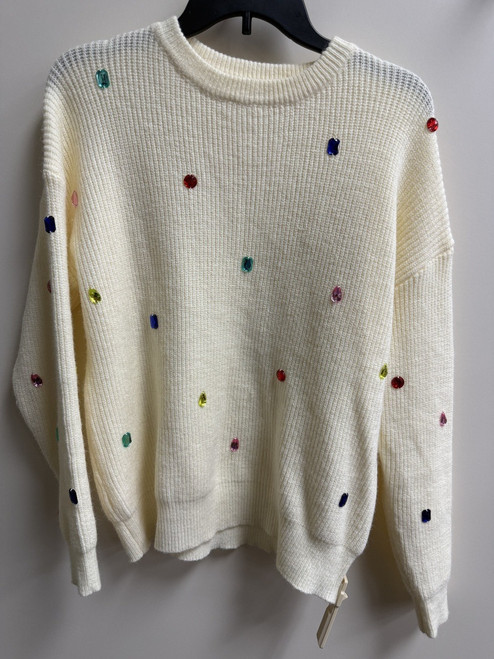 Vist Large View of Product Image Which is Used Main Strip Heavyweight Sweater M-8/10