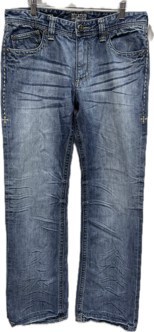 Vist Large View of Product Image Which is Used Affliction Mens Denim 34W